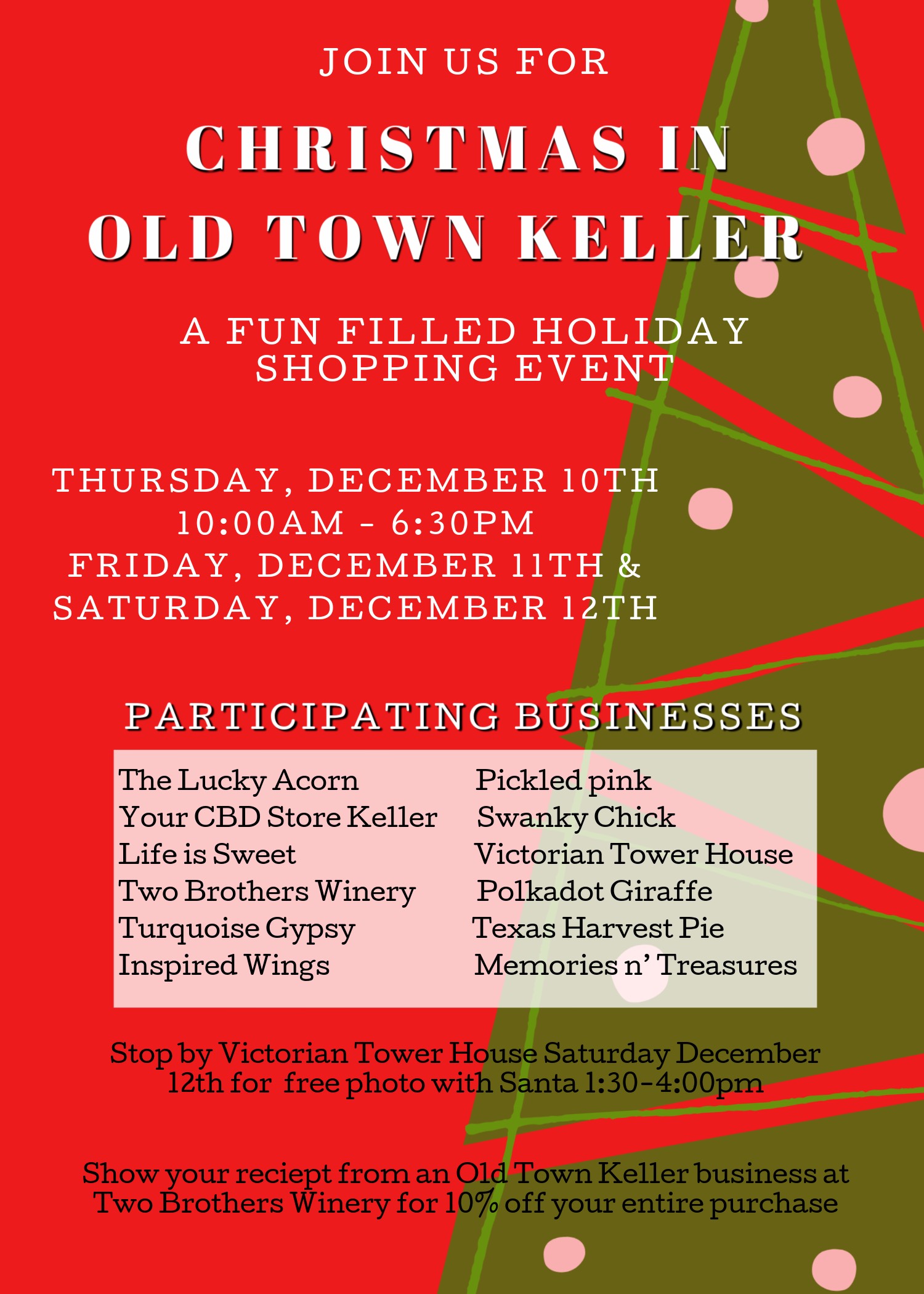 Christmas in Old Town Keller - Keep It In Keller