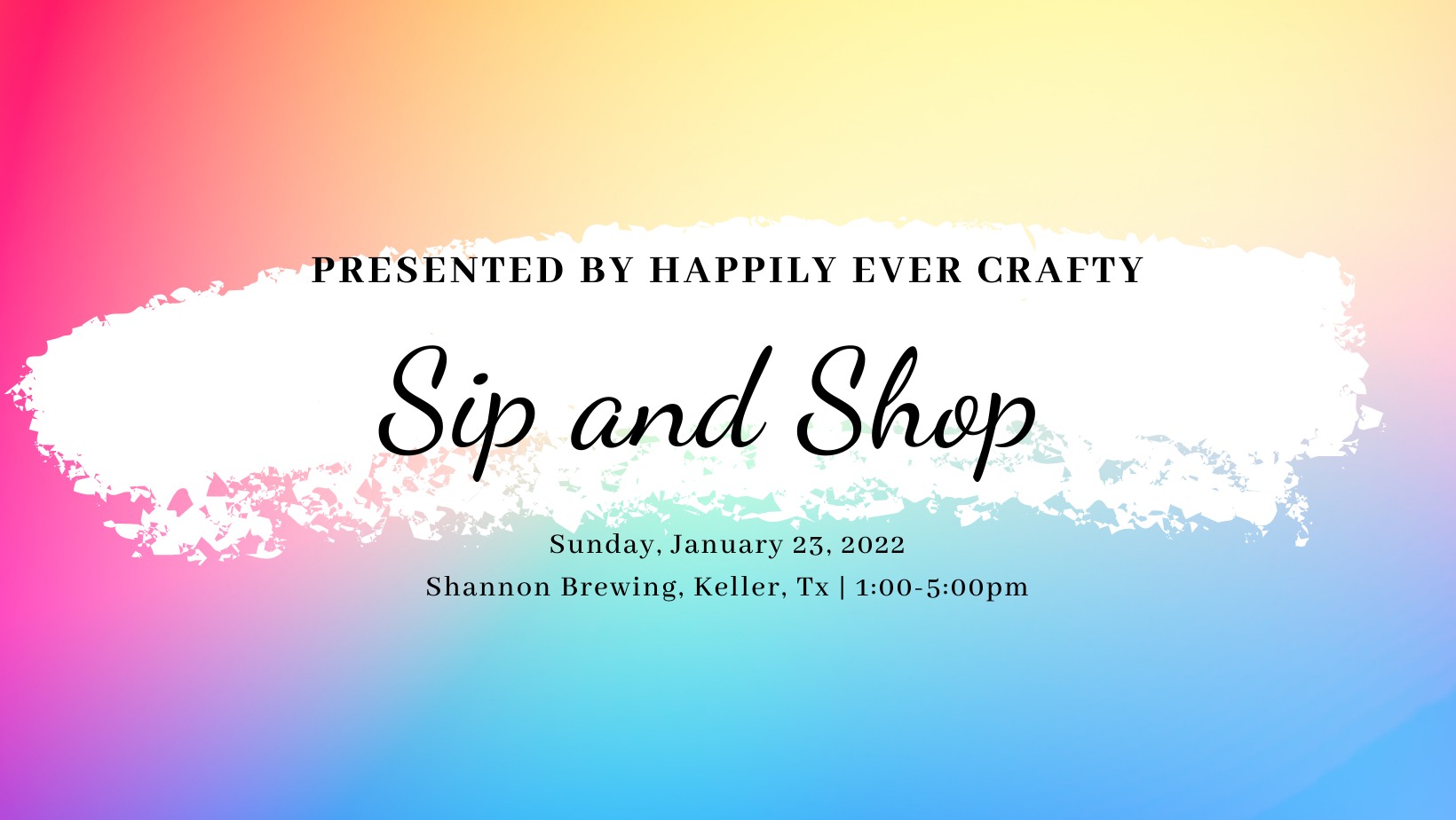 Sip and Shop Craft Fair Keep It In Keller