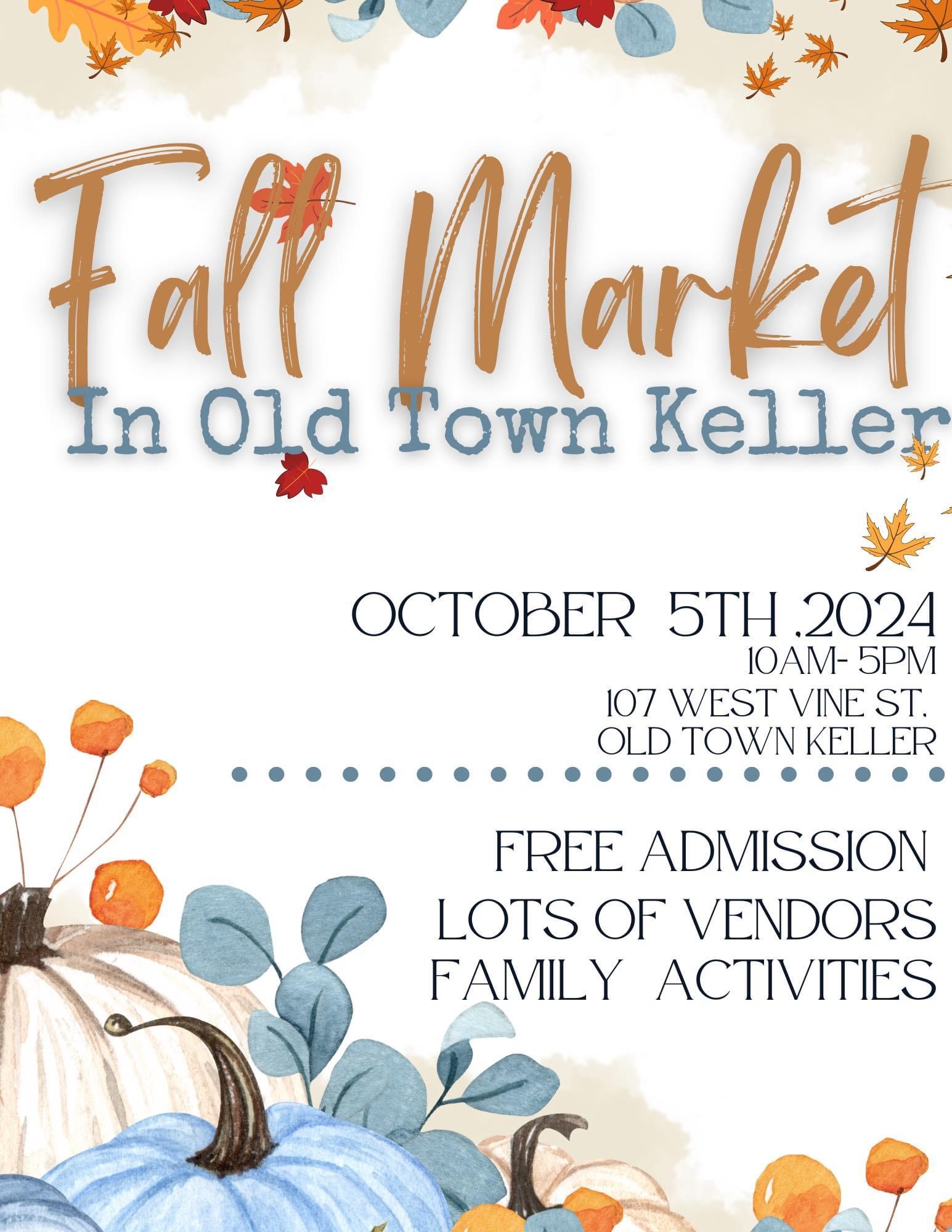 Fall Market – Old Town Keller