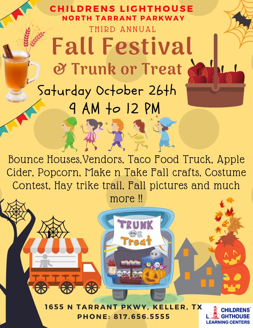 3rd Annual Fall Festival & Trunk or Treat - Keep It In Keller